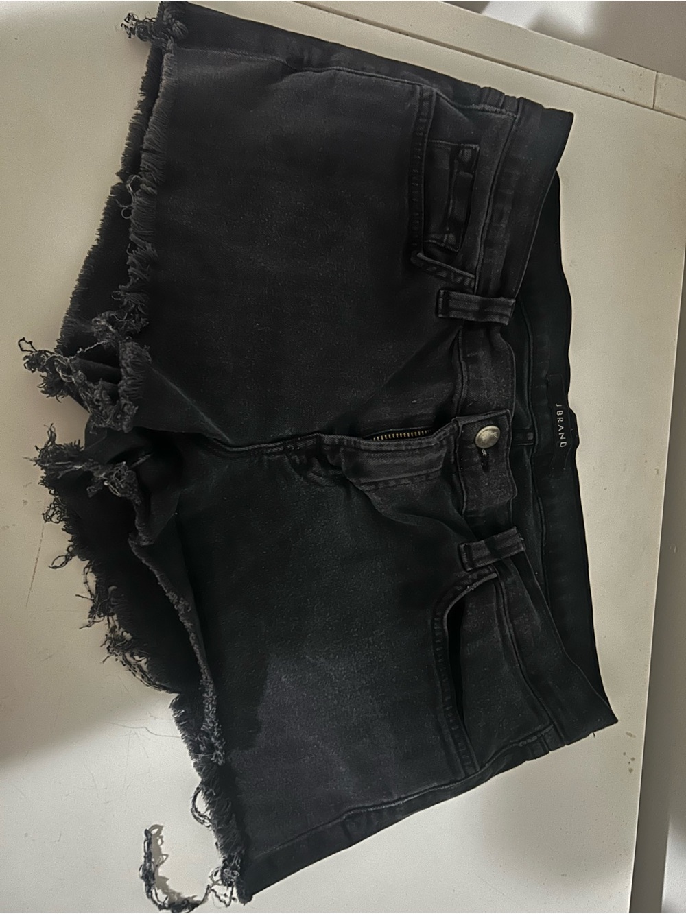 J Brand Black Cut-Off Shorts